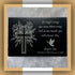 Personalized Remembrance Slate Memorial Plaque-Laser Engraved